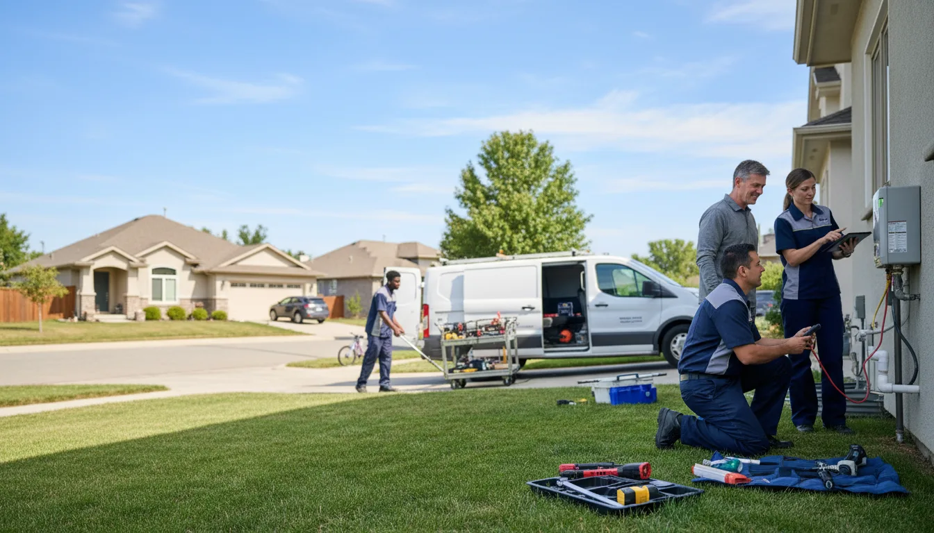 Tankless water heater service in Ferndale, WA